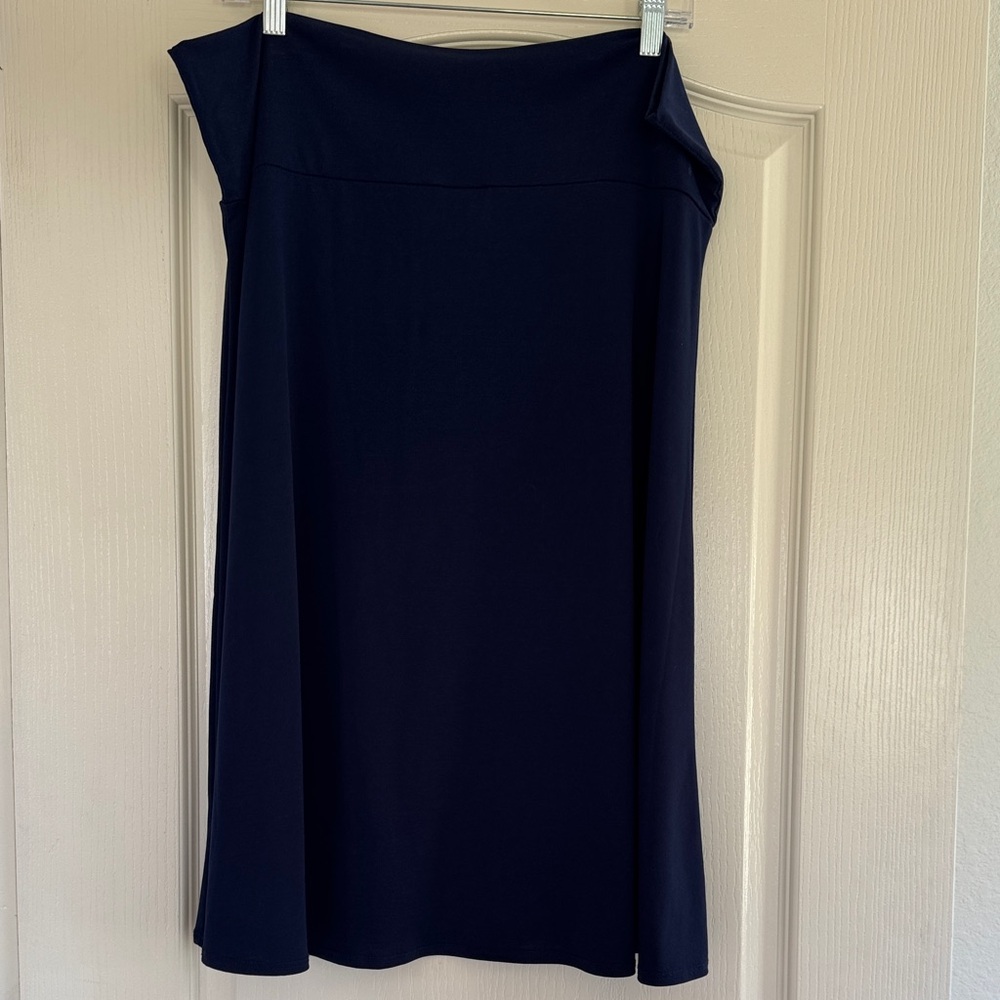LuLaRoe Azure Navy A-Line Skirt